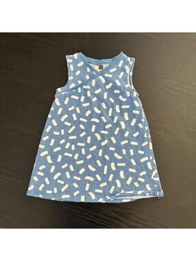 Tea Brand Blue Sleeveless Dress